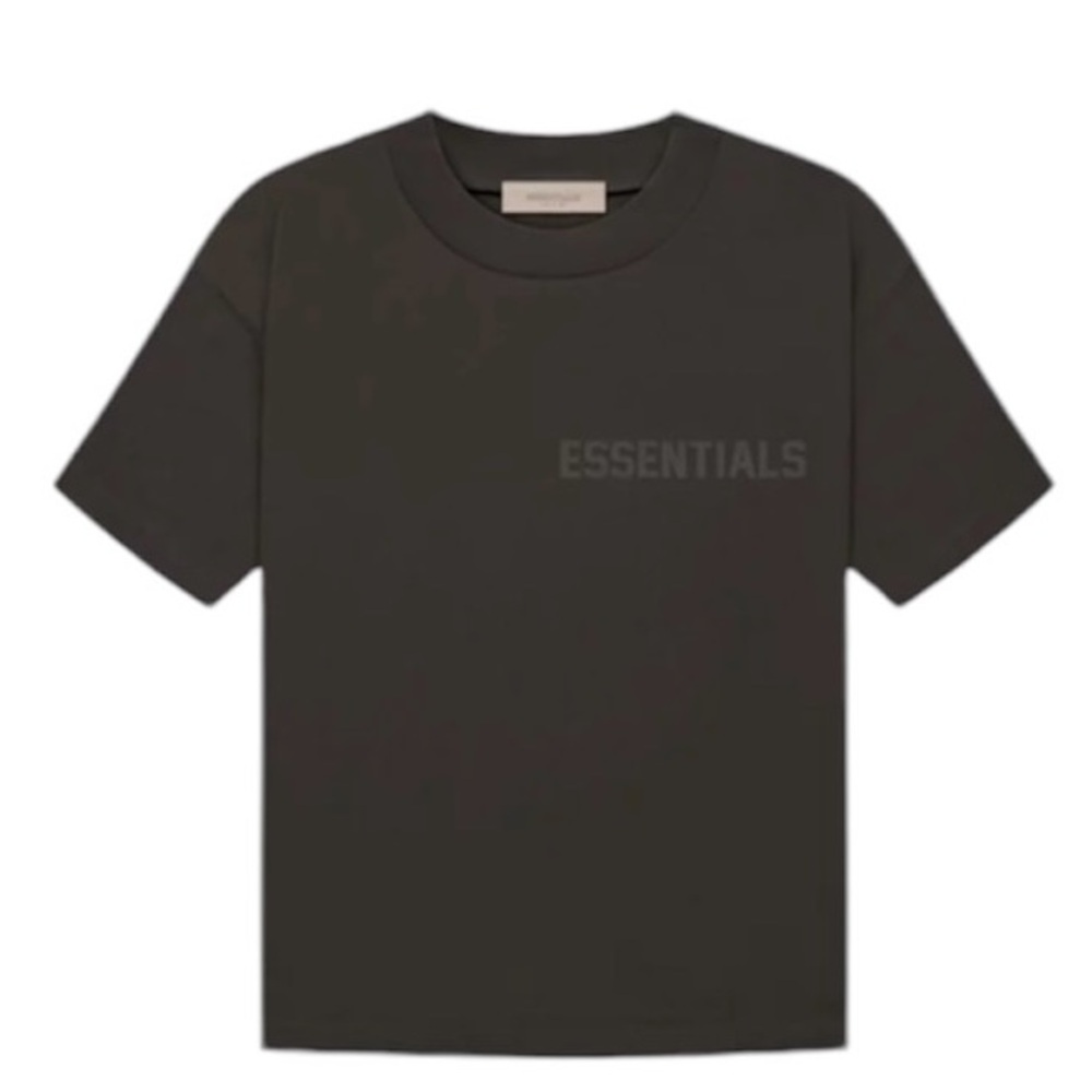Fear Of God Essentials Women’s Short Sleeve TShirt Off Black Size Small NWT